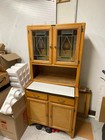 Sellers Antique Hoosier Pue Warming Cabinet