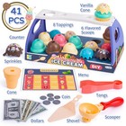 Ice Cream Toy Play Set For Kids  41pcs Toddler Ice Cream Cart Truck  Birthday   