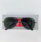 Ray-ban Rb3026 Aviator Sunglasses Black Frame Blackish Green Lens
