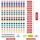 Metal Eyelets Grommets  680pcs 17 Colors 3 16 Inch Metal Grommets Kit  Multi-   