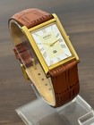 Vintage Seiko Slim Men s Quartz Wrist Watch-leather Strap