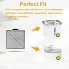 16 Pack Replacement Filters For Petsafe Premier  Ion-x  Outlast Pumpless   Vi   
