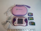 Leap Frog Leapster 2 Learning Game System Purple pink-tested W  3 Games-case   