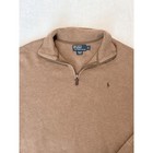 Polo Ralph Lauren Men s Quarter Zip Pullover Sweater Tan Camel Size Xl