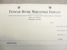 Lot Of 3 Tonopah Nevada Items Bank Check Mercantile Invoice Postcard Mining