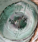 Japanese Blown Glass Float 4  Sea Green Wp  130   Net Weathered Usa Bz