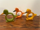 Vintage Lot Of 3 Chick Napkin Rings