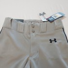Under Armour Softball Baseball Pants Youth Size Medium Ymd Heatgear Grey Nwt