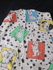 Vintage Disney 101 Dalmatians Fitted Crib Sheet Bibb Company 
