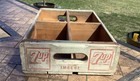 7up Wooden Soda Bottle Crate    fresh Up With 7up It Likes You    Imbesi 1963     