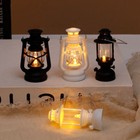 4pcs Retro Lantern Kerosene Lamp Model 1 6 Scale Dollhouse Miniatures Garden
