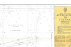 574 Admiralty Chart India East Coast Approaches Chennai Map Maritime Marine Wall