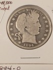 1894 And 1894-o Better Date Barber Half Dollars  Both Good Condition 