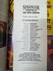 Playbill And Flyer - Stranger Things  The First Shadow  - April 2025 