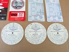 Vtg Lot 1950 s 60  Esso Flight Calculators  Booklets  Pilot Services  Cred Card