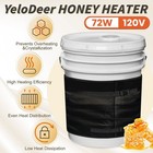 120v 5 Gallon Honey Bucket Heater  Honey Warmer Bee Honey Drum