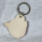 Vintage Piggly Wiggly Mr  Pig Keychain Grocery Store Key Chain Rubber