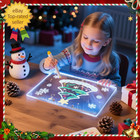Lumiboard Led Drawing Board With 7 Colors 13 7 x10  Acrylic Dry Erase Board