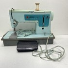 Singer Blue Vintage Electric Model 347 Sewing Machine