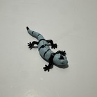 Rare K m International Sky Blue-black Spotted Salamander Soft Rubber Figure 4 