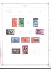 Collection Sarawak Scott Album  Pages  1899 1971  Cat  45 Mint   Used