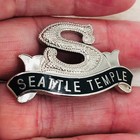 Vtg Salvation Army Seattle Temple Corps Insignia Badge Pin