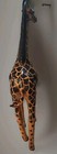 37   Giraffe Leather Statue Handmade Collectible 