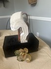Cami Designs Vintage Lucite Napkin Holder With Embedded Seeds And Grains 4x4