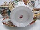 Vintage Hand-painted Kutani Porcelain China Full Tea Set For 6