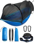  Camping Hammock With Net - Double single Hammock With House-like Net- Easy 