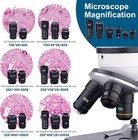 Microscopios De Doble Led Para Principiantes Para Estudio En El Laboratorio  New
