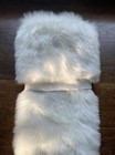 Nicole Miller Faux Fur Christmas White Stocking 20   