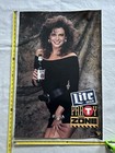 Vtg Miller Lite Beer Sexy Hot Babe Model Party Zone Poster Man Cave Brew Bar