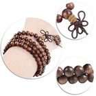 6mm 108 Mala Prayer Wooden Beads Bracelet For Unisex  Tibetan Buddhist Buddha Me