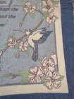 Vintage Serenity Prayer Throw Blanket Afghan- Approximately 68  X 48 