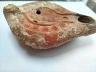 Ancient Oil Lamp Late Roman-byzantine Period 5th To 6th Century Ad North Africa 