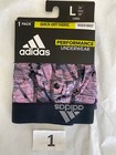 Single Adidas Performance 5 Inch Boxer Brief Quick Dry New Men Pink Red Gray
