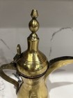 Vintage Middle Eastern Brass Dallah 8 Inches  Tall Coffee Pot