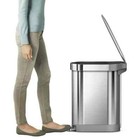 Simplehuman 45 Liter   12 Gallon Slim Hands-free Kitchen Step Trash Can