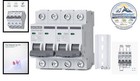 Manual Transfer Switch 50 Amp 120v 240v Ac 2-pole Din Rail Rv Generator