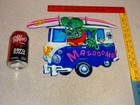 Vintage Rat Fink Drives Volkswagen Bus 14  Metal Surfboard Gasoline Oil Car Sign