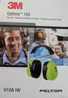 New 3m Peltor Optime 105 Earmuff H10a Hv Over-the-head 30 Decibels Hi-viz Green
