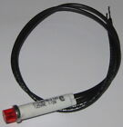 Red Circular Panel Mount Indicator Neon Light - 125v Ac - 1 2 Watt - Round Light
