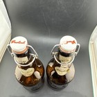 Grolsch Lager 16 Ounce Empty Glass Brown Beer Bottle Holland Hinged Swing Set 2