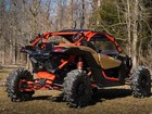 Superatv Tubed Rear Lower Radius Arms For Can-am Maverick X3  72  Body  - Black