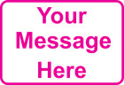 New Personalized Aluminum Metal Sign Customized With Custom Text 12  X 18  Size