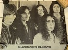Vintage Richie Blackmore   s Rainbow Paper Poster 22x17    Ronnie James Dio Rare 