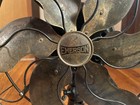 Antique Emerson Electric 24666 6 Blade Brass Blade Table Fan