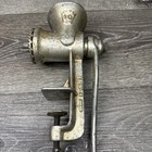 Keystone No   10 Cast Metal Food Meat Chopper Grinder  Hand Cranked  Made In Usa