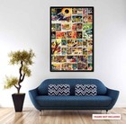 Vintage Sci-fi Poster - Old Retro Vintage Film Poster Art Collage Print